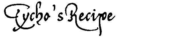Tycho'sRecipe字体