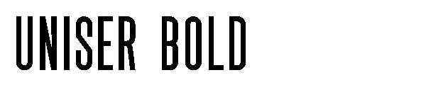 Uniser Bold字体