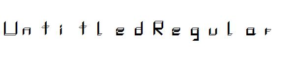 UntitledRegular字体