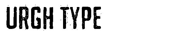 URGH TYPE字体