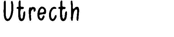 Utrecth字体