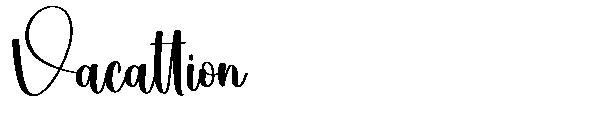 Vacattion字体