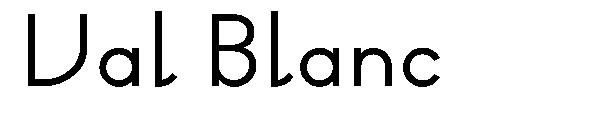 Val Blanc字体