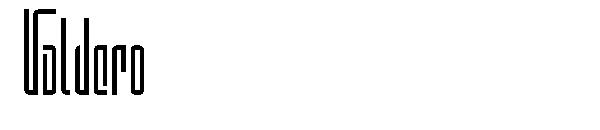 Valdero字体
