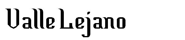 Valle Lejano字体