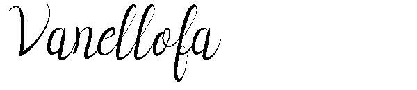 Vanellofa字体