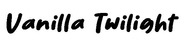 Vanilla Twilight字体