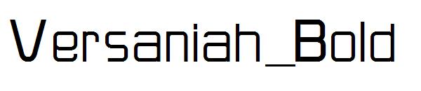 Versaniah_Bold字体