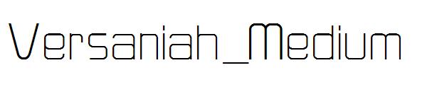 Versaniah_Medium字体