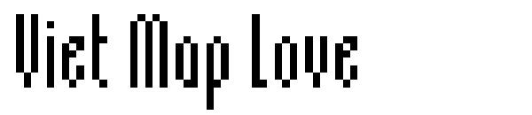 Viet Map Love字体