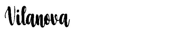 Vilanova字体