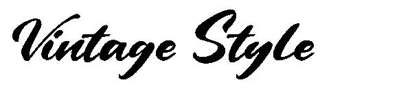 Vintage Style字体