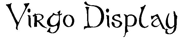 Virgo Display字体
