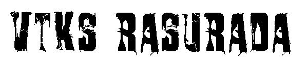 VTKS RASURADA字体