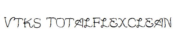 Vtks TotalFlexClean字体