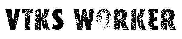 VTKS WORKER字体