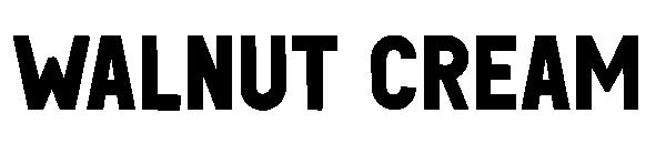 Walnut Cream字体
