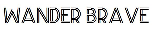 Wander Brave字体