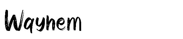 Wayhem字体