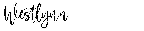 Westlynn字体