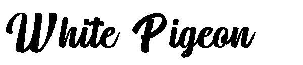 White Pigeon字体