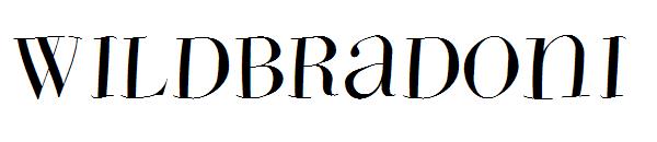 WildBradoni字体
