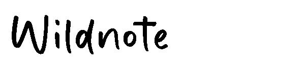 Wildnote字体