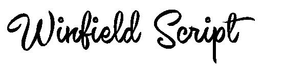 Winfield Script字体