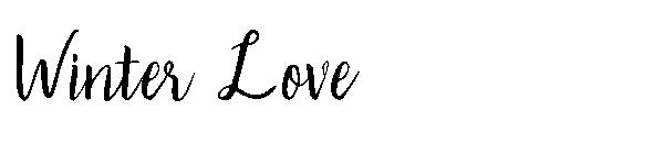 Winter Love字体