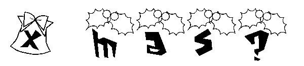 x'mas?字体