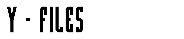 Y - Files字体