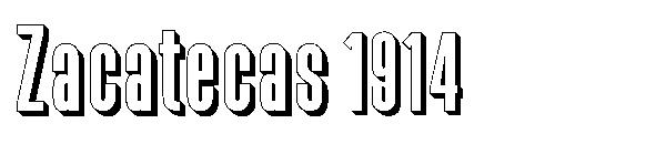 Zacatecas 1914字体