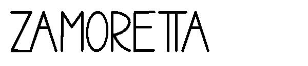 Zamoretta字体