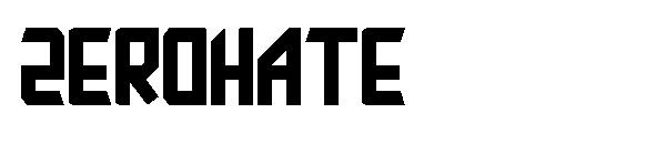 ZEROHATE字体