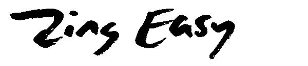 Zing Easy字体