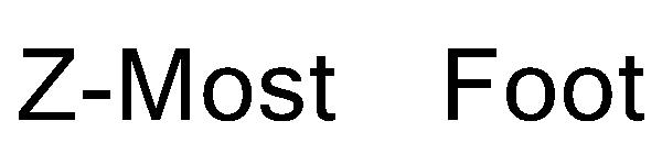 Z-Most Foot字体