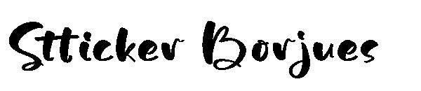 Stticker Borjues