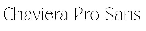 Chaviera Pro Sans