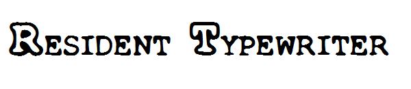 Resident Typewriter