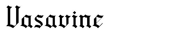 Vasavine字体
