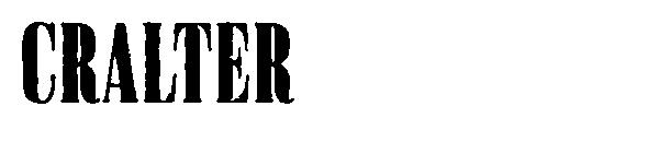 Cralter字体