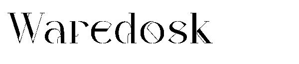 Waredosk字体