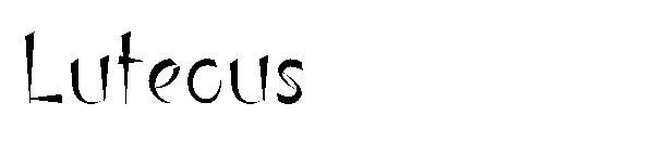 Luteous字体