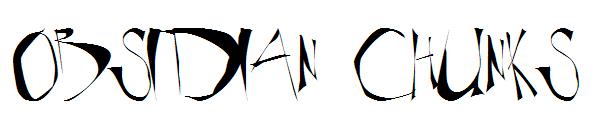 obsidian chunks字体