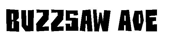 BuzzSaw AOE字体