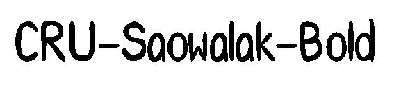CRU-Saowalak-Bold字体