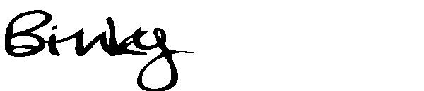 Binky字体