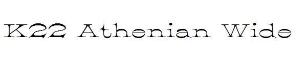 K22 Athenian Wide字体