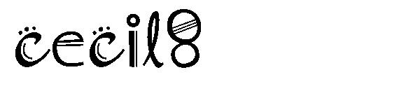 cecil8字体