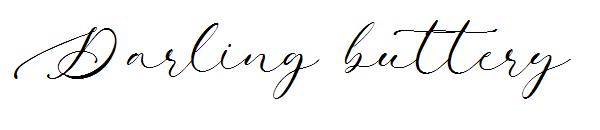 Darling buttery字体